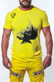 Pánske tričko CIPO & BAXX CT645 YELLOW Farba: Žltá, Konfekčná veľkosť: L