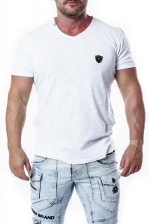 Pánske tričko CIPO & BAXX CT648 WHITE Farba: Biela, Konfekčná veľkosť: L