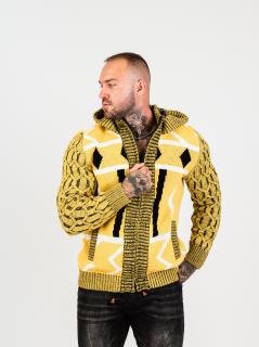 Pánsky sveter CIPO & BAXX CP256 YELLOW Farba: Žltá, Konfekčná veľkosť: XL