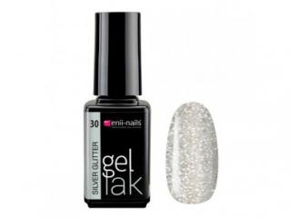 Gél lak Silver Glitter 11 ml