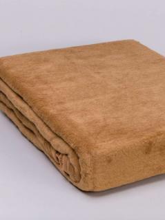 Jednofarebná mäkká deka CAPUCCINO, 150x200
