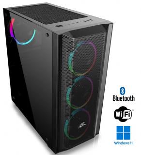 AMD Ryzen 5 5600 Hexa Core,DDR4 RAM 16GB,SSD 1000GB,AMD Radeon XFX Speedster RX 6600 8GB,WiFi+Bluetooth,WIN11 PRO