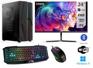 AMD Ryzen 5 5600GT Hexa Core,DDR4 RAM 16GB,SSD 1000GB,AMD Radeon VEGA,Wifi+Bluetooth,24 LCD monitor,herný SET,WIN11 PRO