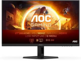 AOC MT IPS LCD WLED 27  27G4X - IPS panel, 180Hz, 0,5ms, 1920x1080, 2xHDMI, DP, repro, pivot