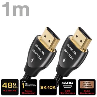 AUDIOQUEST Pearl 48G, Kábel HDMI 2.1 10K M/M 1m (AUDIOQUEST Pearl 48G, Kábel HDMI 2.1 10K M/M 1m)