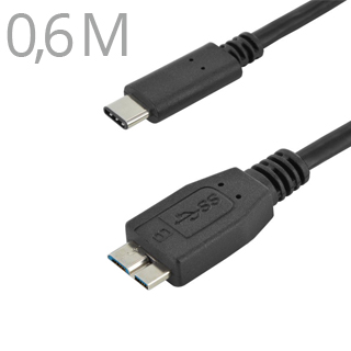 CABLE KU31CMB06BK USB3.1 Typ C/male - USB 3.0 Male (CABLE KU31CMB06BK USB3.1 Typ C/male - USB 3.0 Male)