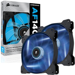 Corsair -- Air cooler SP140 LEDBlue 140x25 2ks/led