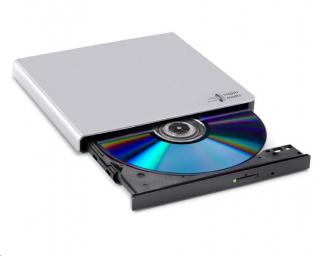 HITACHI LG - externá mechanika DVD-W/CD-RW/DVD±R/±RW/RAM GP57ES40, Slim, Silver, box+SW