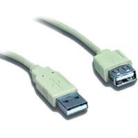 KABEL USB 2.0 predlžovací A-A  0.75m (KABEL USB 2.0 predlžovací A-A  0.75m)