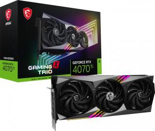 MSI VGA NVIDIA GeForce RTX 4070 Ti GAMING X SLIM 12G, RTX 4070, 12GB GDDR6X, 3xDP, 1xHDMI