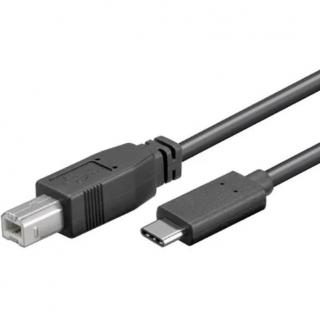 PremiumCord Kábel USB 3.1 C/male - USB 2.0 B/male (PremiumCord Kábel USB 3.1 C/male - USB 2.0 B/male)