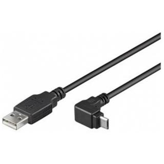 PremiumCord ku2m3f-90 kábel USB A-MicroB 3m 90st. (PremiumCord ku2m3f-90 kábel USB A-MicroB 3m 90st.)