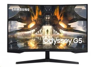Samsung MT LED LCD herný monitor 32  Odyssey LS32AG550EUXEN-Flexible, VA,1ms,165Hz,2560x1440,HDMI,Display Port