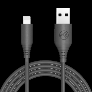 TELLUR Silicone, Kábel, USB/Lightning, 1m, blk (TELLUR Silicone, Kábel, USB/Lightning, 1m, blk)