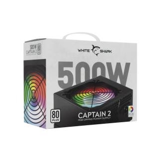 White Shark GPSU-W500F CAPTAIN-2, Zdroj 500W (White Shark GPSU-W500F CAPTAIN-2, Zdroj 500W)
