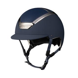 JAZDECKÁ PRILBA DOGMA CHROME  KASK Farba: Navy / silver, Veľkosť: 53 - 56