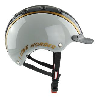 JAZDECKÁ PRILBA NORI CASCO Farba: BLACK / SILVER / GOLD, Veľkosť: S 52-56cm