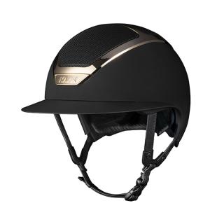 JAZDECKÁ PRILBA STAR LADY CHROME KASK Farba: Black/gold, Veľkosť: 53 - 56