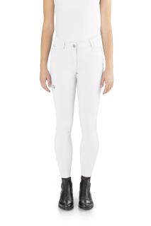 JAZDECKÉ NOHAVICE DÁMSKE DRESSAGE FG EGO7 Farba: White, Veľkosť: IT42
