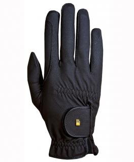 JAZDECKÉ RUKAVICE ROECK-GRIP ROECKL Farba: Black, Veľkosť: 10,5