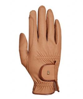 JAZDECKÉ RUKAVICE ROECK-GRIP ROECKL Farba: Caramel, Veľkosť: 7,5