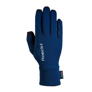 JAZDECKÉ RUKAVICE WELDON ROECKL Farba: Navy blue, Veľkosť: 6,0