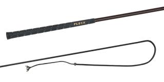 LONŽOVACÍ BIČ SO ŠVIHOM 25CM FLECK Dĺžka: 140 cm, Farba: Black