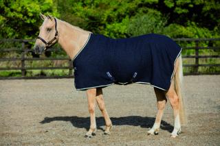 ODPOCOVACIA DEKA TECHNI - WAFFLE RAMBO Farba: Navy with Beige, Baby blue & Navy, Hrúbka: 0g, Veľkosť: 145 cm - 6´6