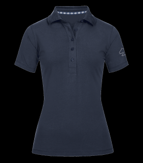 POLO TRIČKO DÁMSKE S KRÁTKYM RUKÁVOM FLENSBURG ELT Farba: Night Blue, Veľkosť: XL