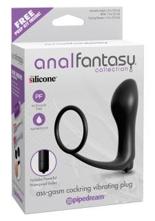 Anal Fantasy ASS GASM COCKRING PLUG BLACK