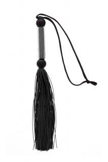 Bič GP SILICONE FLOGGER WHIP BLACK