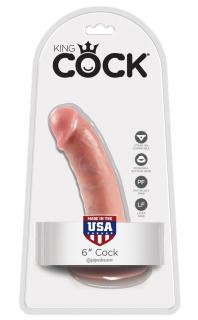 King Cock 6 inch Flesh