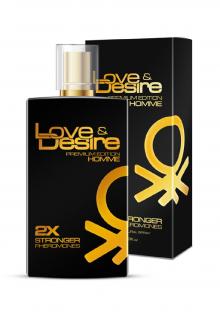 Love &amp; Desire  Gold Men 100 ml - feromónový parfém