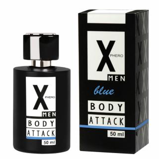 X phero Men Body Attack Blue 50ml