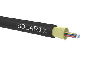 DROP1000 kabel Solarix 16vl 9/125 3,9mm LSOH Eca černý 500m SXKO-DROP-16-OS-LSOH