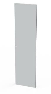 Dveře plechové pro LC-50, 45U, šířky 600, plné, RAL 7035, 1-bodový zámek