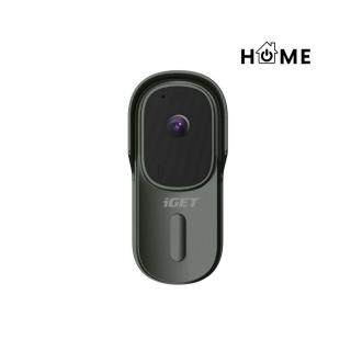 iGET HOME Doorbell DS1 Anthracite - inteligentní bateriový videozvonek s FullHD přenosem obrazu a zvuku