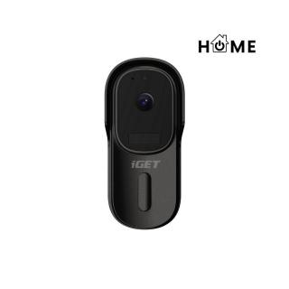 iGET HOME Doorbell DS1 Black - inteligentní bateriový videozvonek s FullHD přenosem obrazu a zvuku