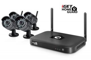 iGET HOMEGUARD HGNVK88304 - bezdrátový WiFi FullHD 8CH NVR + 4x venkovní WiFi FullHD kamera 1080p