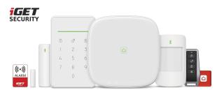 iGET SECURITY M5-4G Premium - Inteligentní zabezpečovací systém 4G LTE/WiFi/Ethernet/GSM, set