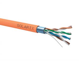 Instalační kabel Solarix CAT5E FTP LSOHFR B2ca-s1,d1,a1 500m SXKD-5E-FTP-LSOHFR-B2ca