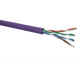 Instalační kabel Solarix CAT5E UTP LSOH Dca-s1,d2,a1 1000m/cívka SXKD-5E-UTP-LSOH