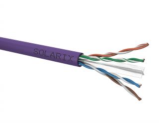 Instalační kabel Solarix CAT6 UTP LSOH Dca-s2,d2,a1 500m/cívka SXKD-6-UTP-LSOH