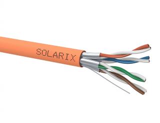 Instalační kabel Solarix CAT6A STP LSOH B2ca-s1,d1,a1 500m/cívka SXKD-6A-STP-LSOH-B2ca