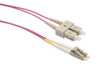 Patch kabel 50/125 LCupc/SCupc MM OM4 2m duplex SXPC-LC/SC-UPC-OM4-2M-D