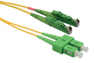 Patch kabel 9/125 E2000apc/SCapc SM OS 1m duplex SXPC-E2000/SC-APC-OS-1M-D