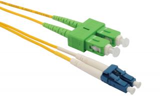 Patch kabel 9/125 LCupc/SCapc SM OS1 3m duplex SXPC-LC/SC-UPC/APC-OS1-3M-D