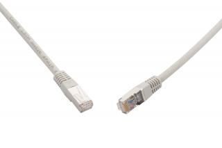 Patch kabel CAT6A SFTP LSOH 0,5m šedý non-snag-proof C6A-315GY-0,5MB