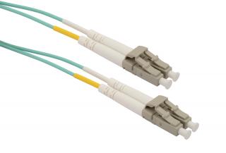 Patch kabel Solarix 50/125 LCupc/LCupc MM OM3 1m duplex SXPC-LC/LC-UPC-OM3-1M-D