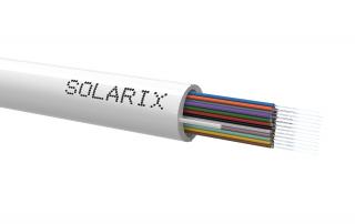 Riser kabel Solarix 48vl 9/125 LSOH Eca bílý SXKO-RISER-48-OS-LSOH-WH